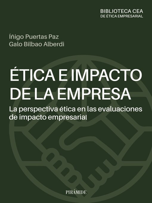 Title details for Ética e impacto de la empresa by Iñigo Puertas Paz - Available
